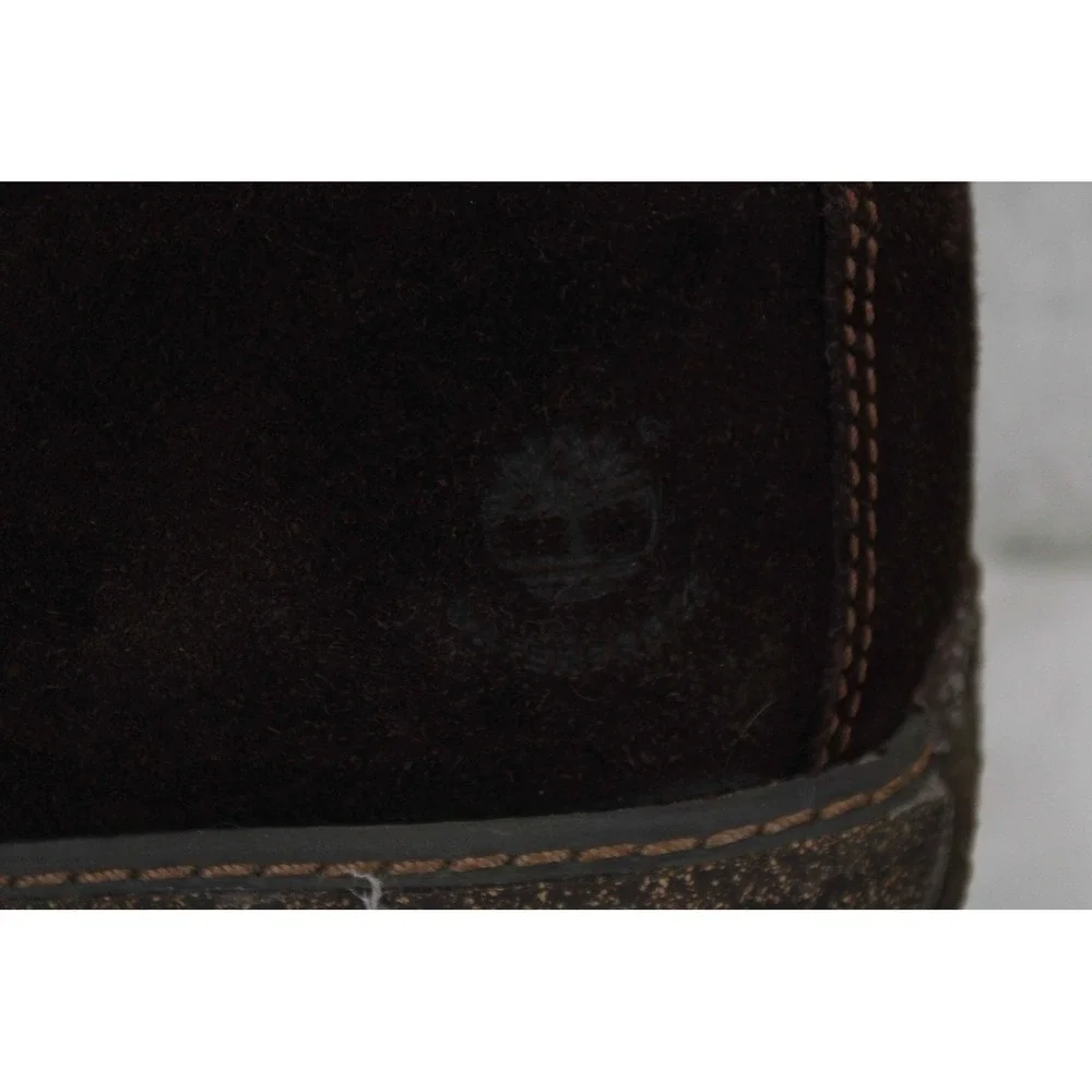 Timberland‎ Womens 10M Dark Brown Suede Lace Up Fleece Lined Winter Boots 69318